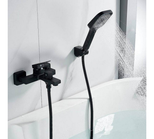 Смеситель для ванны Shevanik S9602H, черный