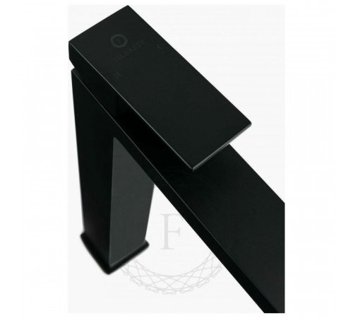 Смеситель для раковины высокий FILARETE Fing FL6040BL, черный
