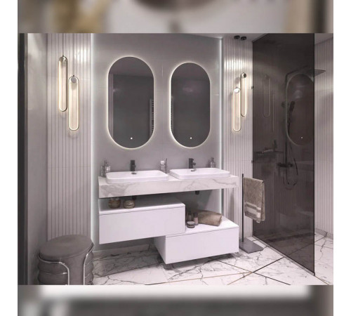 Тумба подвесная без столешницы Velvex Unit tp.UNI.80.1Y белый матовый, 80 см