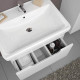 Тумба с раковиной подвесная Dreja Tiny 60 см, белый