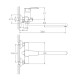 Смеситель для ванны Haiba HB2270, хром