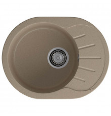 Кухонная мойка GranFest RONDO 580L, песок