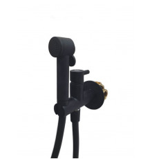 Гигиенический душ со смесителем Webert Elio EL870303560PVC, черный