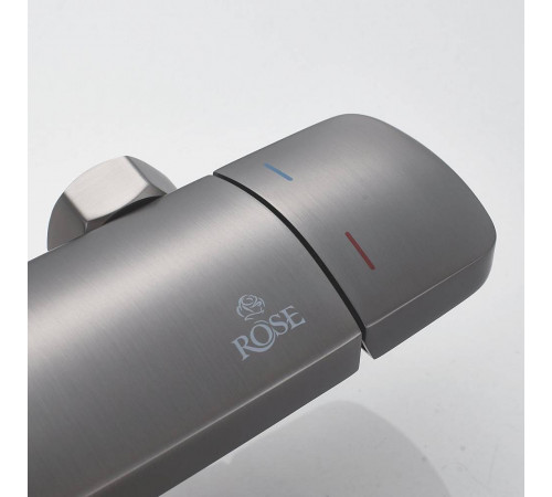 Душевая система Rose R3936T, оружейная сталь