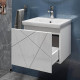Тумба с раковиной подвесная VIGO Geometry 032, 50 см