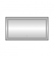 Зеркало с подсветкой LED Fixsen FX-2090F прямоугольное 90х70 см, графит