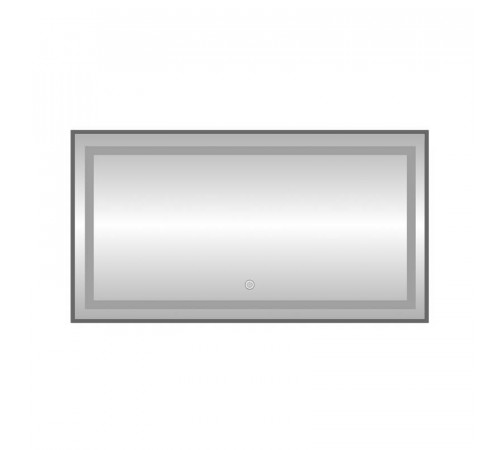 Зеркало с подсветкой LED Fixsen FX-2090F прямоугольное 90х70 см, графит