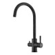 Смеситель для кухни с подключением фильтра Esko Kitchen GR 04 B, черный