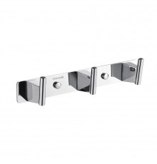 Планка с 3 крючками Shevanik SG5731, хром