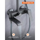 Душевая система Prohanss P61.24.09, графит