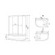 Душевая кабина Timo Standart T-1110R, 110x85x220