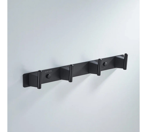 Планка с 4 крючками  Shevanik SG5741H, черный