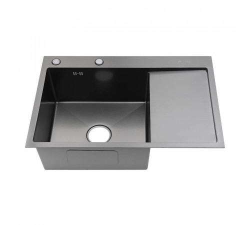 Мойка для кухни Fmark FSC7550Q-L, графит