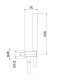 Душевой гарнитур Fiore KUBE 30CR8785, хром