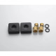 Смеситель для ванны Knotlor KN-22/BL, черный