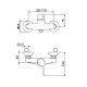Смеситель для душа Webert DoReMi DR870102015, хром