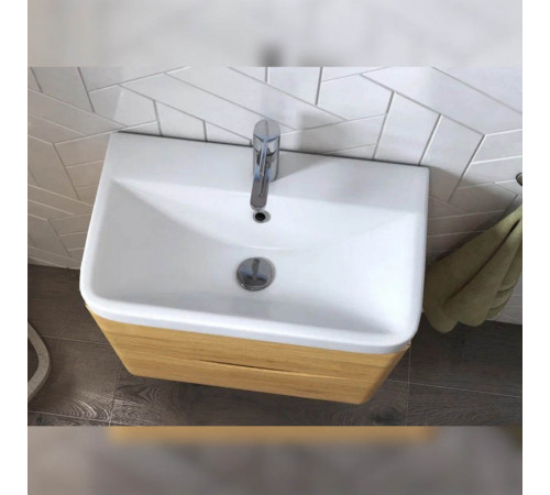 Тумба под раковину подвесная Velvex Clay tp.CLA.9595.60.2Y дуб верона, 60 см