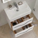 Тумба с раковиной подвесная Velvex Jill tp.JIL.9595.60.2Y белый матовый, 60 см