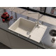 Кухонная мойка Grandex Aqua Topline 600211, белый