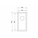 Кухонная мойка UKINOX Techno TEB180.400 -G-10P, 40*18