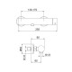 Смеситель для душа Webert ONE-B NB870102740, белый