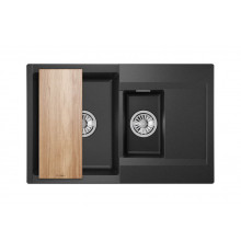 Кухонная мойка Granula 7808, ЧЁРНЫЙ