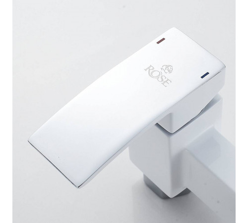 Гигиенический душ со смесителем Rose R1505F-1, белый/хром