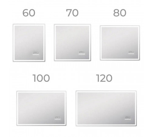 Зеркало VIGO Geometry Media voice 700
