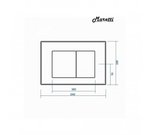 Комплект Maretti 3 в 1: унитаз CA10PBM29-844, инсталляция AC11P5211, кнопка AC12SF-560