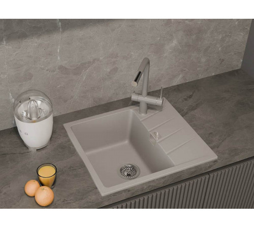 RIVELATO Мойка RAUM 58  1-чаша 580*500мм grigio metallizzato арт.