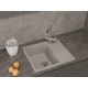 RIVELATO Мойка RAUM 58  1-чаша 580*500мм grigio metallizzato арт.