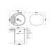 Кухонная мойка UKINOX Фаворит FAL570.450 -GT8K 1R, 45*57