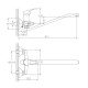 Смеситель для ванны Haiba HB2213-1, хром