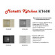 Кухонная мойка Maretti Kitchen KT600-GR, серый