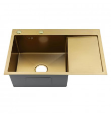 Мойка для кухни Fmark FSC6550C-L, матовое золото