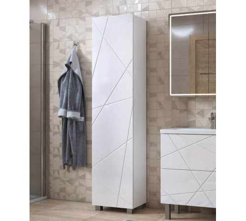 Пенал (45см) VIGO Geometry pn.GEO.45, белый