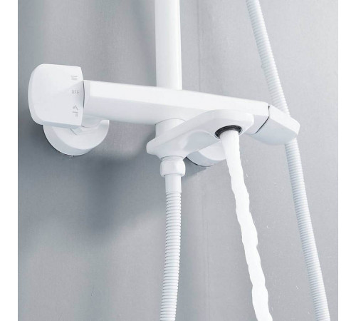 Душевая система Rose R3936C, белый