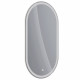 Зеркало Dreja Luno 55x100 см, белый