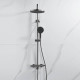 Душевая система Rose R3936T, оружейная сталь