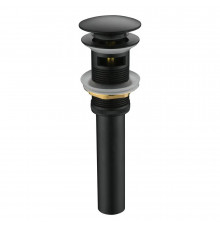 Донный клапан для раковины с переливом Maretti AC19P11560, черный