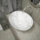 Раковина чаша Maretti EN13NS87-740MR, белый мрамор