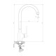 Смеситель для кухни Esko Belgrade BD 519, хром
