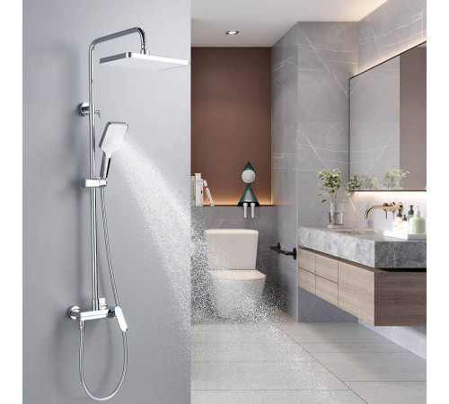 Душевая система Shevanik S4536, хром
