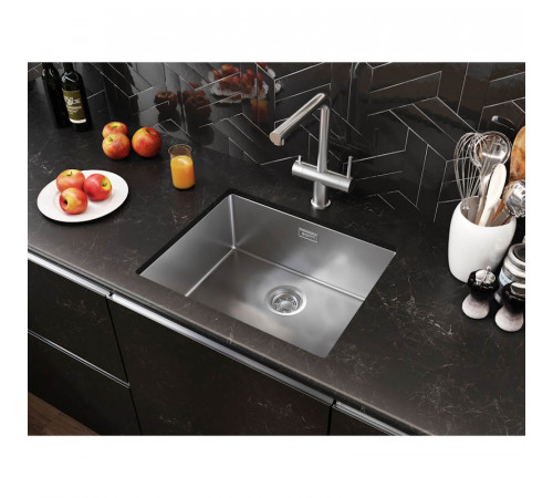 Кухонная мойка Grandex Aqua Optima 501136, сатин