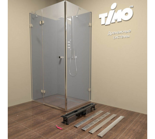 Душевой лоток TIMO Super Plast SP10700-DG10700, сатин