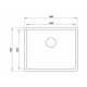 Кухонная мойка UKINOX Techno TEB500.400 -GT10P, 40*50