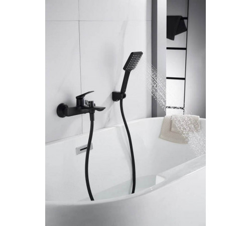 Смеситель для ванны Knotlor KN-71/BL, черный