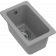 RIVELATO Мойка BERKANA 25 подст.монтаж 1-чаш 305*455 grigio metallizzato арт.