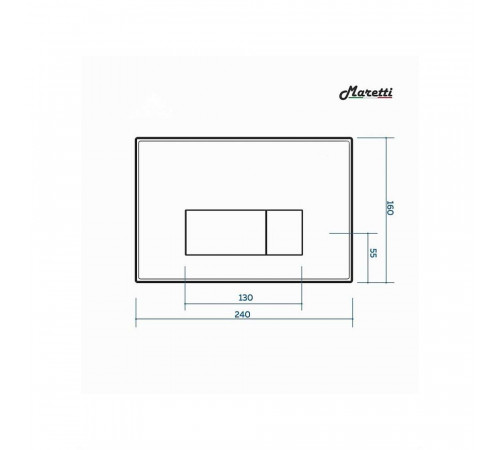 Комплект Maretti 3 в 1: унитаз CA10PBM29-844, инсталляция AC11P5211, кнопка AC12UM-560