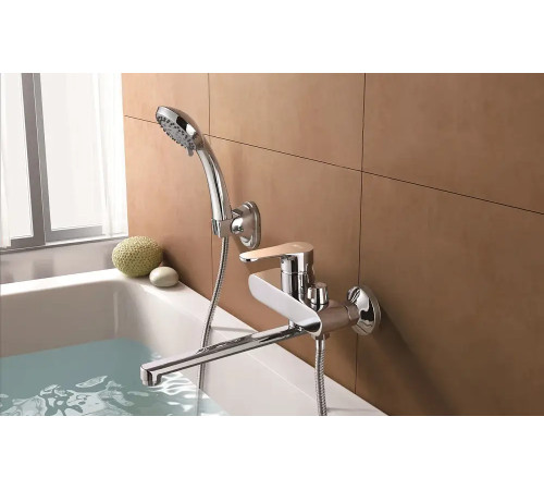 Смеситель для ванны Shevanik S5622, хром